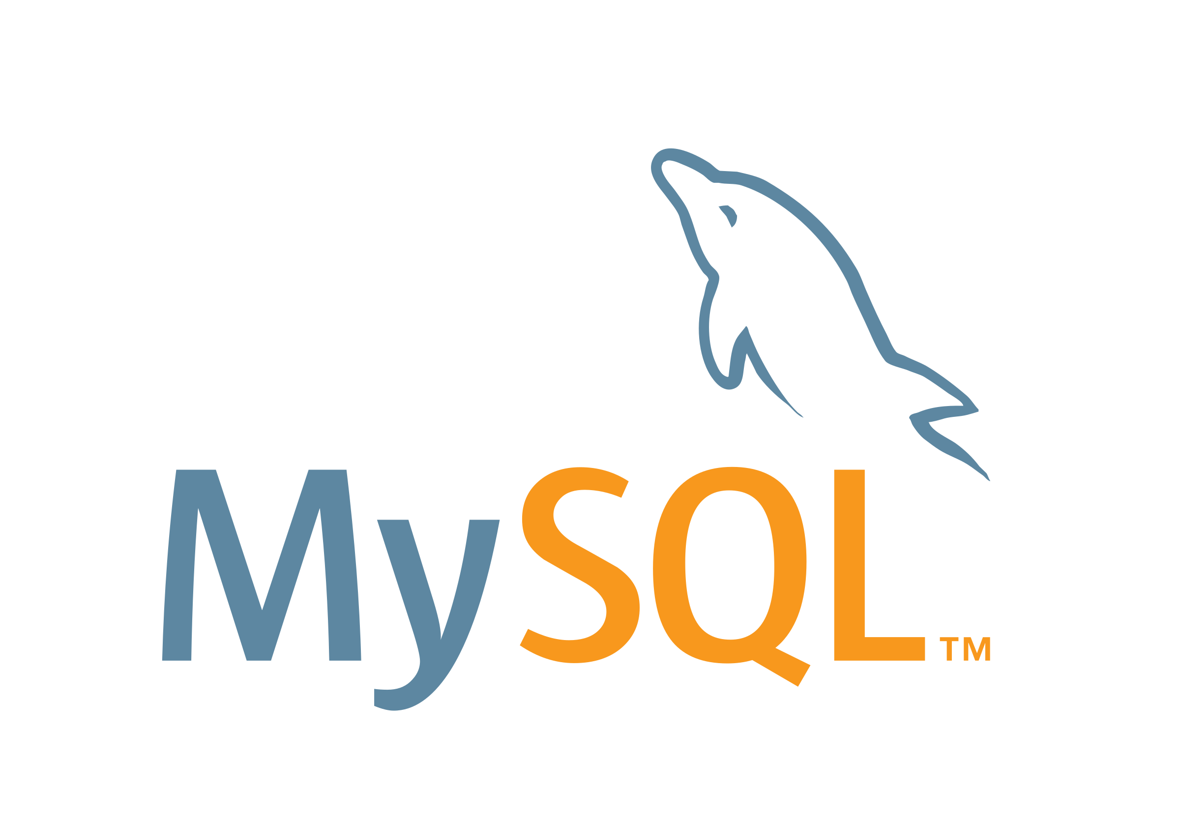 Logo of the My SQL.