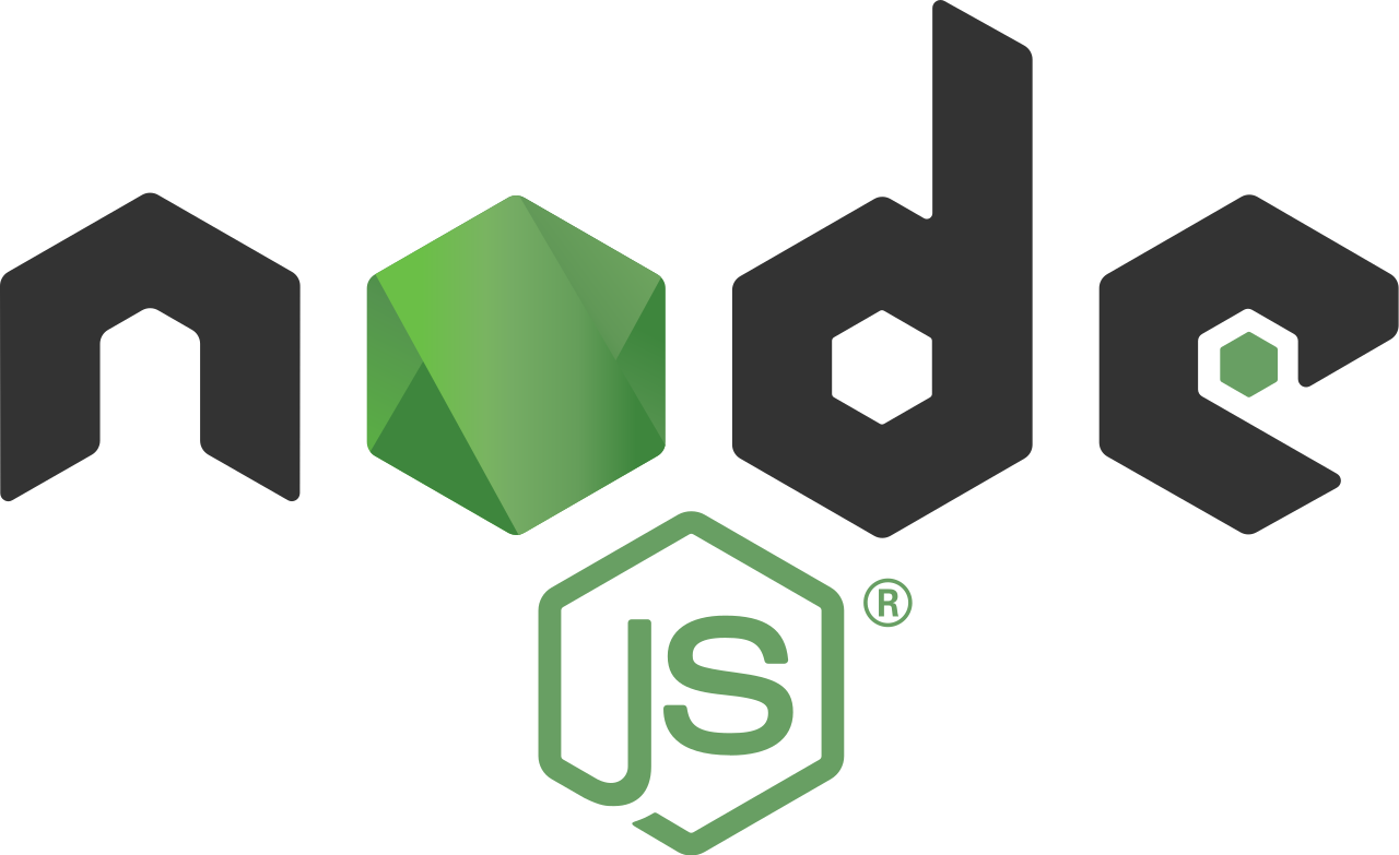 Logo of the Node JS.